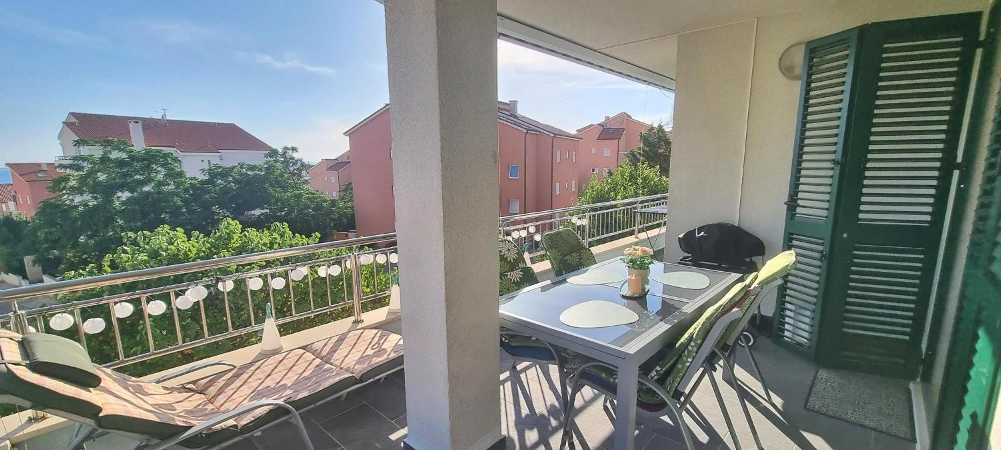 Apartment Zana Novalja Exteriör bild